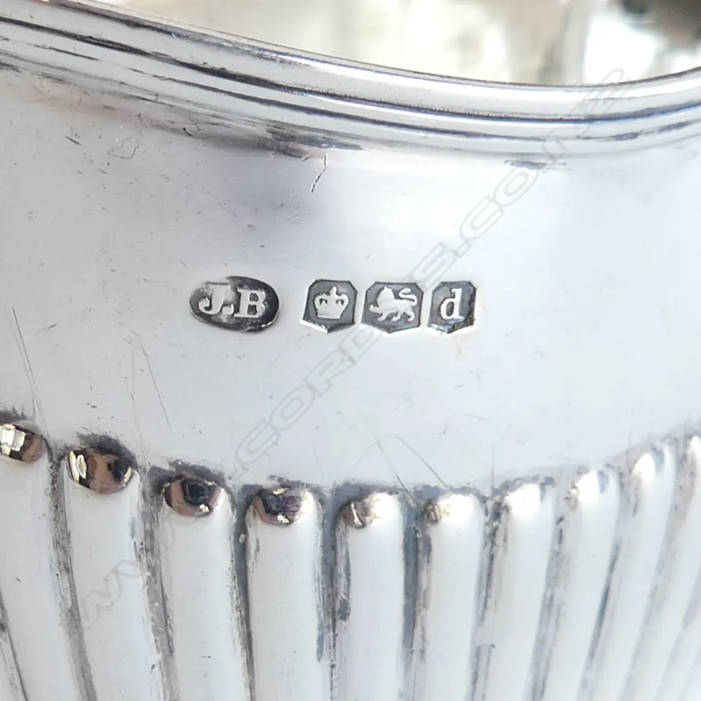 STERLING SILVER TEAPOT & JUG Sheffield 1921. 450gms. Image 1++