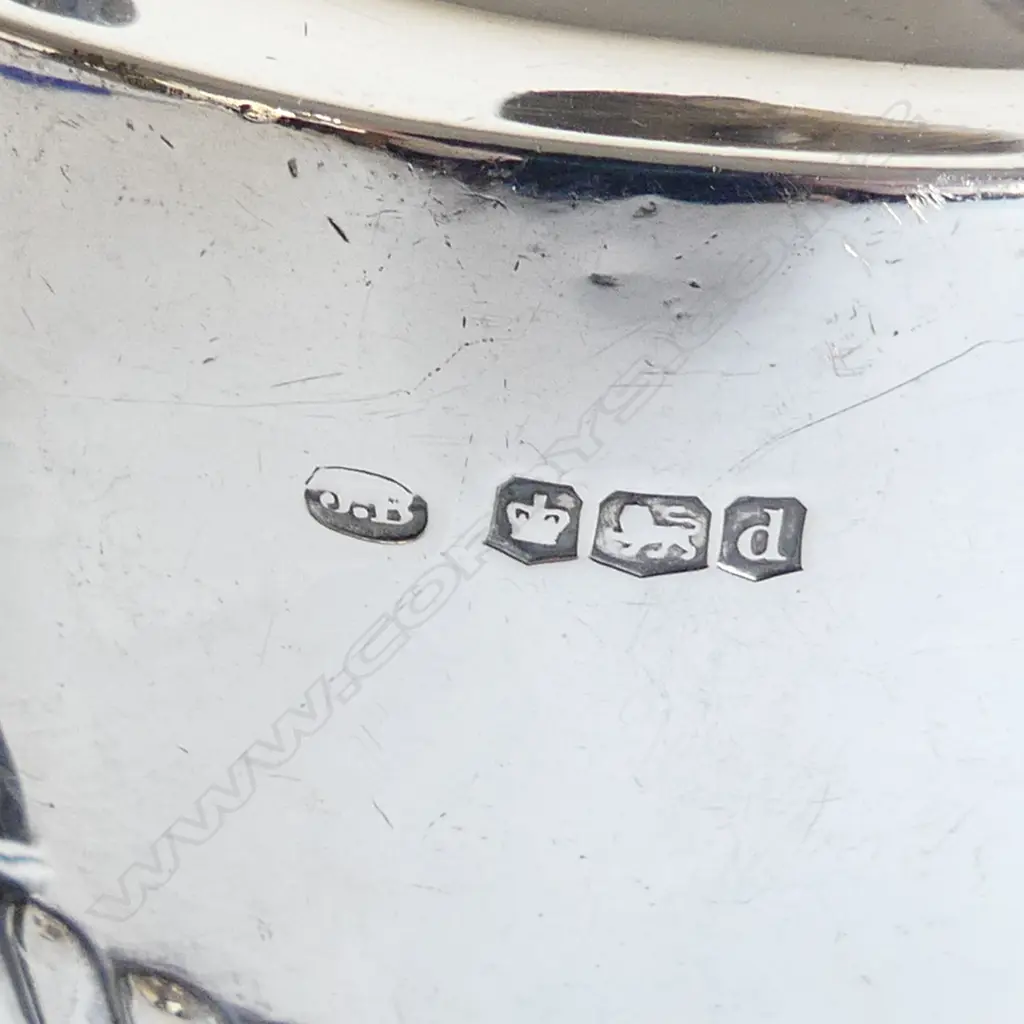 STERLING SILVER TEAPOT & JUG Sheffield 1921. 450gms. Image 1++