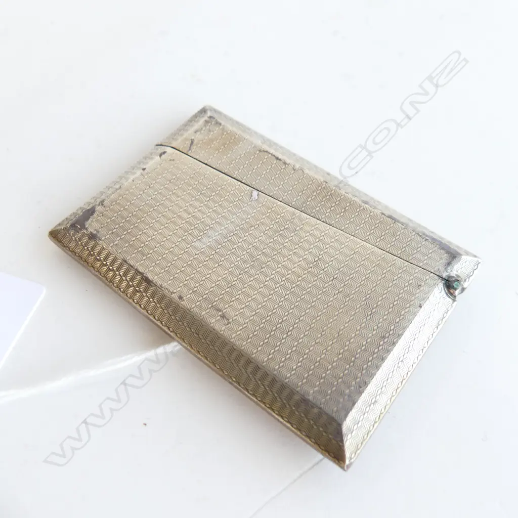 STG SILVER CARD CASE B'HAM 1923 73 GRAMS 85x60mm Image 1++