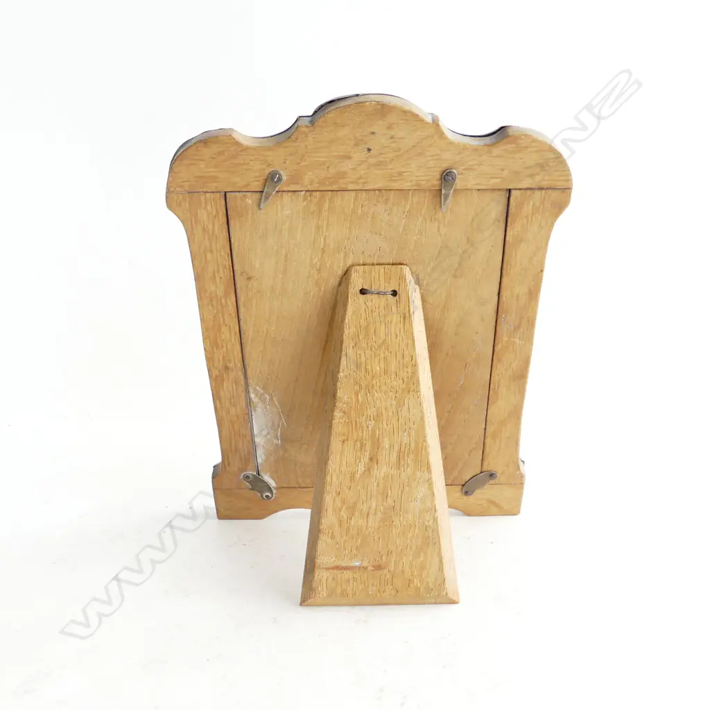 SILVER PHOTO FRAME WOOD STRUT BACK Birmingham 1915 H.200mm  Image 1++