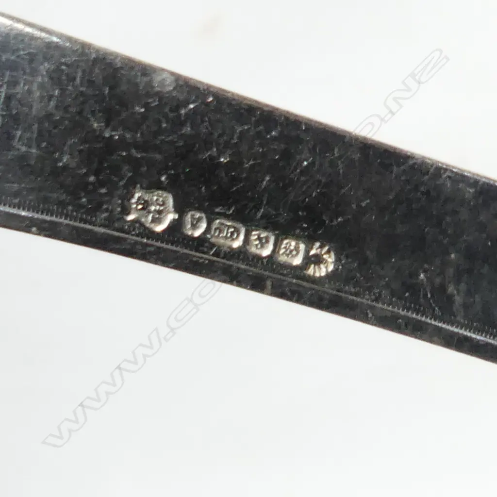 22 PCES ASST. SILVER PLATE CUTLERY; 8 PCE FISH SET, LADLE ETC Image 1++