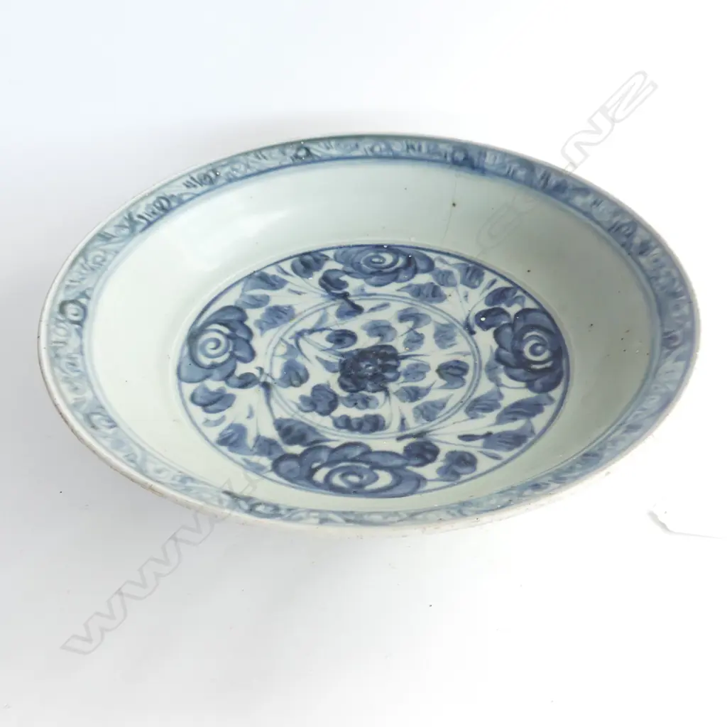 LG OLD CHINESE B/W BOWL 335mm dia Image 1++