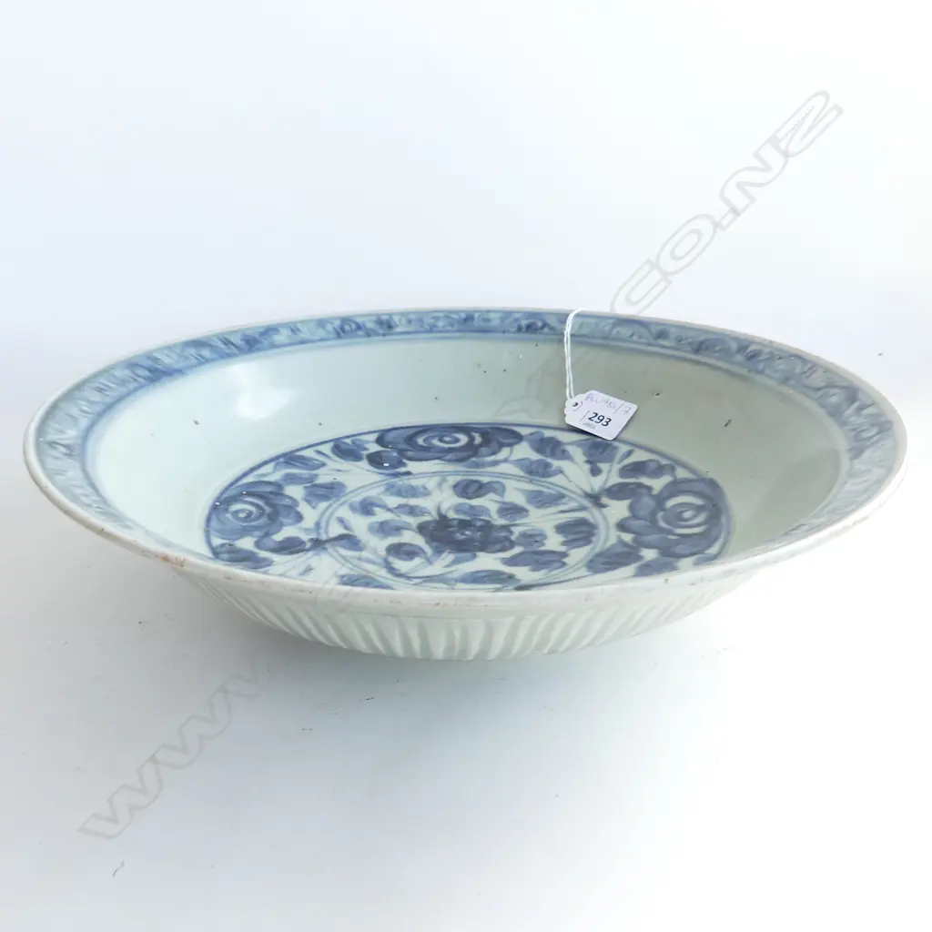 LG OLD CHINESE B/W BOWL 335mm dia Image 1++