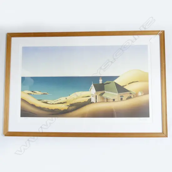 BRIAN DAHLBERG 'MAD MAGGIES HOUSE' FINE ART PRINT, SIGNED 50/300 830x410mm