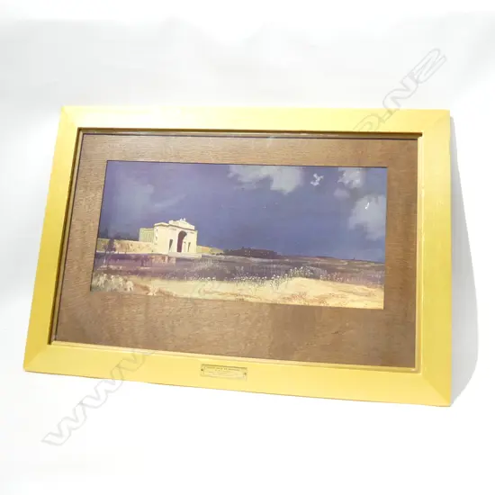 WILL LONGSTAFF FRAMED PRINT 'MENIN GATE AT MIDNIGHT'  680 x 470MM