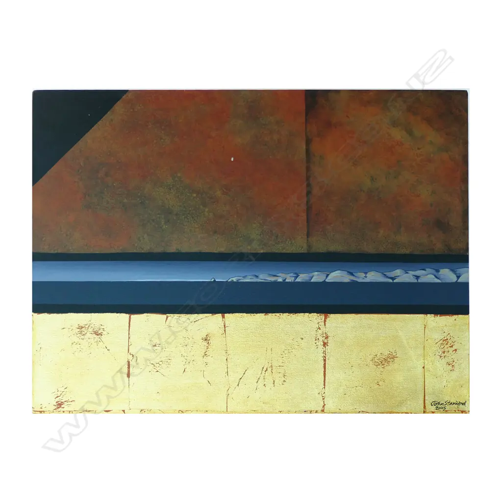 JOHN STAMFORD 'GOLD CAPE' 2005 MIXED MEDIA Image 1++