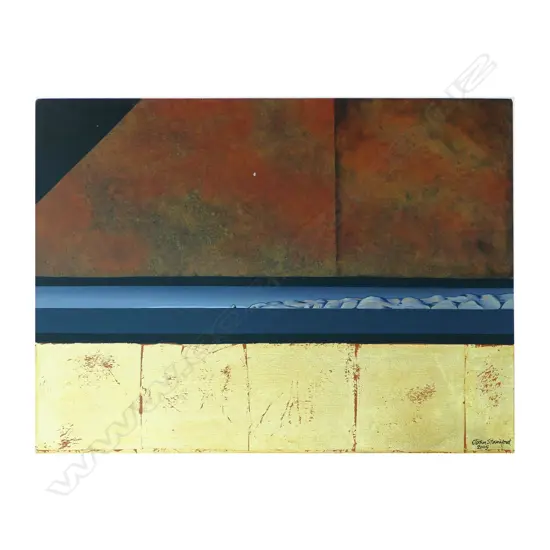 JOHN STAMFORD 'GOLD CAPE' 2005 MIXED MEDIA