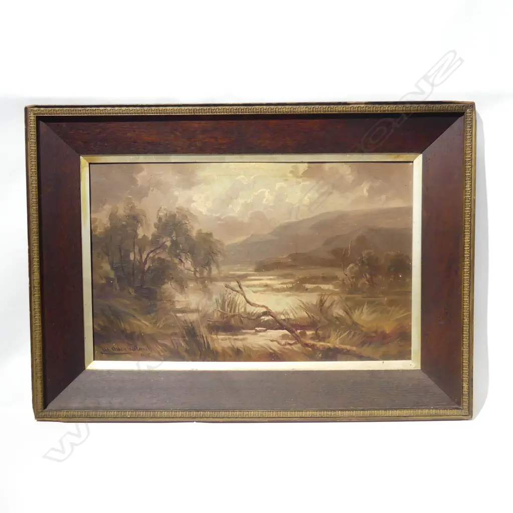 W. A. BOLLARD COLONIAL OIL ON BOARD 370x595mm Image 1++