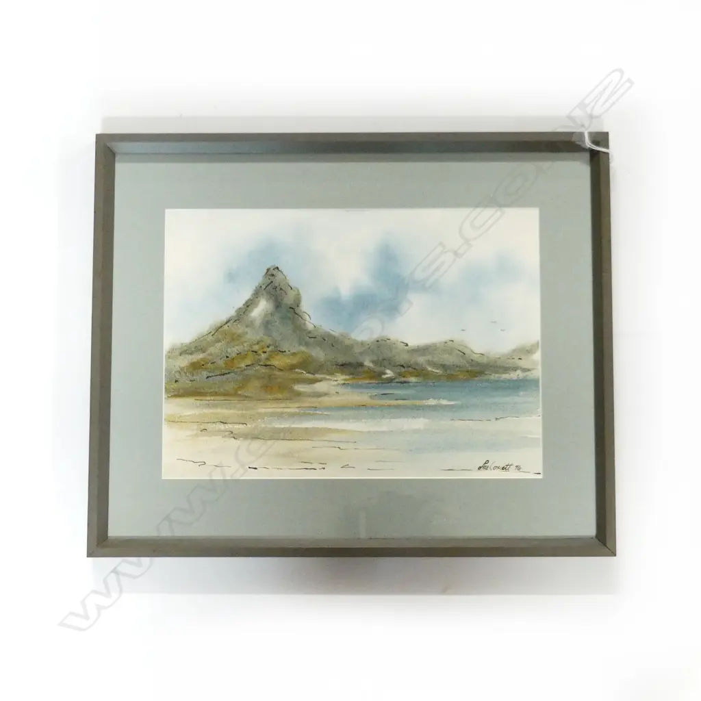 LEA CORBETT LANDSCAPE W/C '76 255x355mm Image 1++