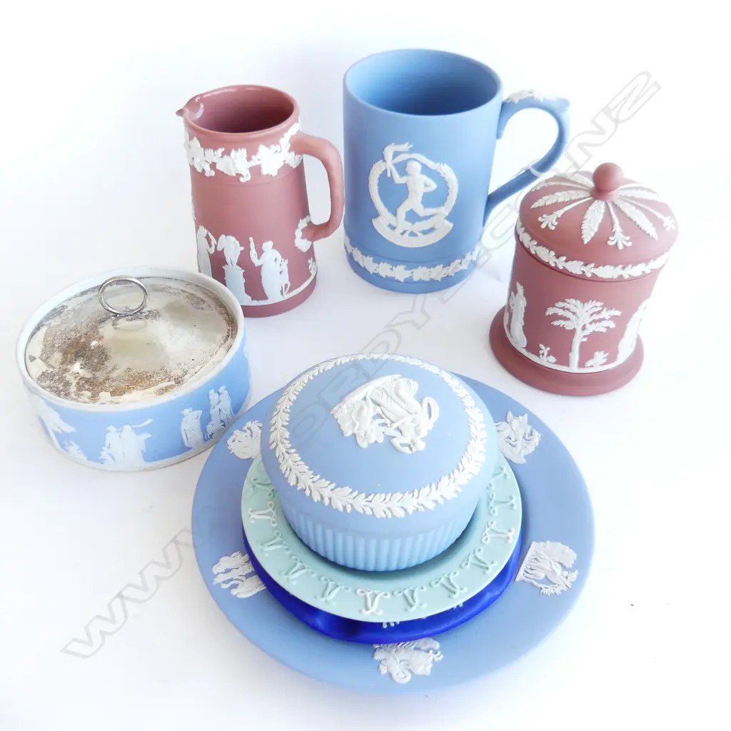 10 PCES ASST. WEDGWOOD JASPERWARE  Image 1++
