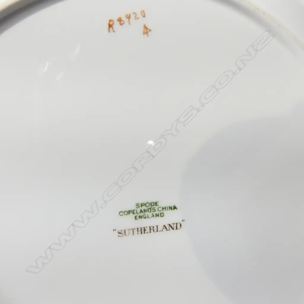 3 SPODE 'SUTHERLAND' DINNER PLATES, DIA 270MM Image 1++