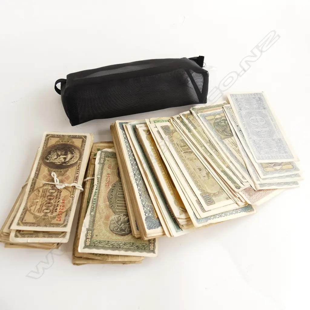 VINTAGE GREEK BANK NOTES Image 1++