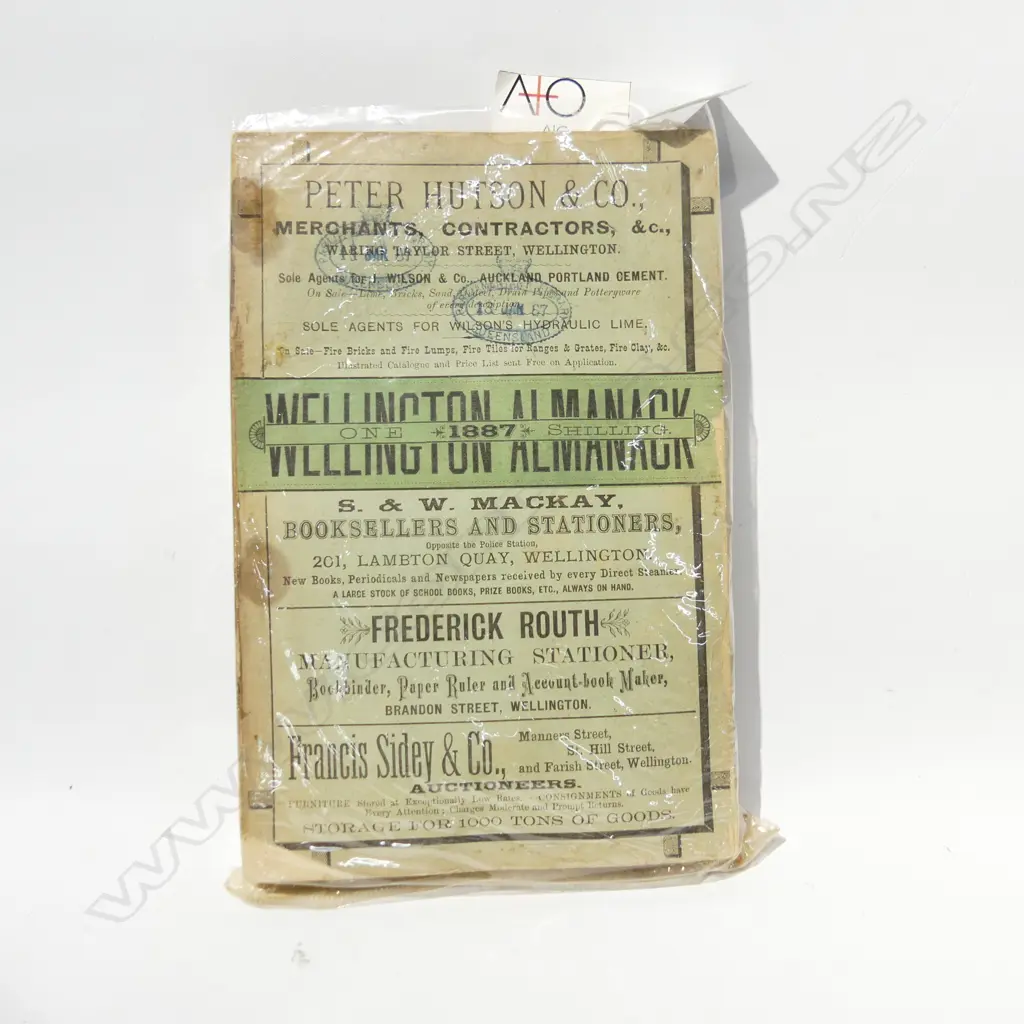 WELLINGTON ALMANACK 1887 Image 1++