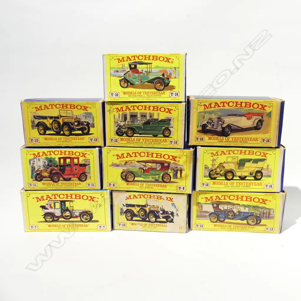 10 MATCHBOX 'MODELS OF YESTERYEAR' BOXED Image 1++