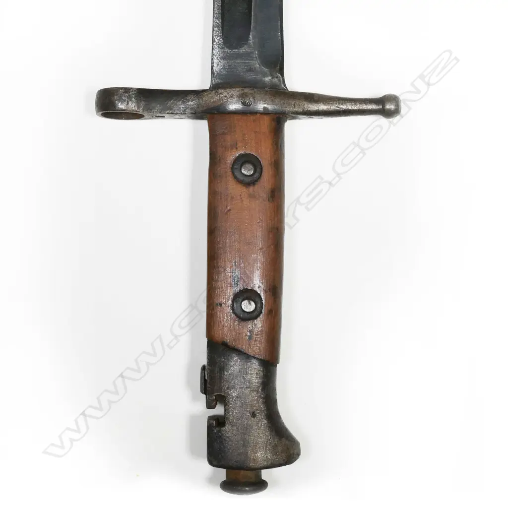 ITALIAN  M1891 CARCANO TS BAYONET release button to end Blade length 294mm. In metal scabbard Image 1++