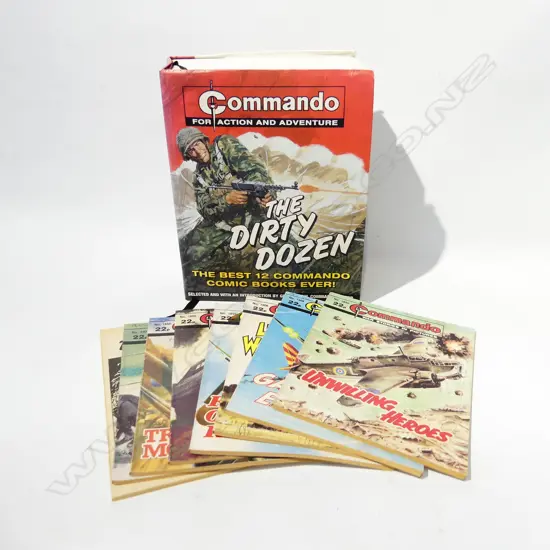 COMMANDO COMICS & DIRTY DOZEN ULTIMATE COLLECTION - 8 SINGLE COMICS