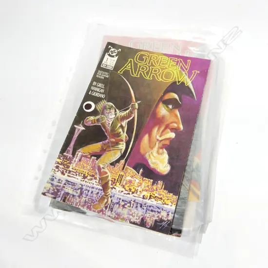 11 GREEN ARROW COMICS, 3 COMPLETE STORY SETS