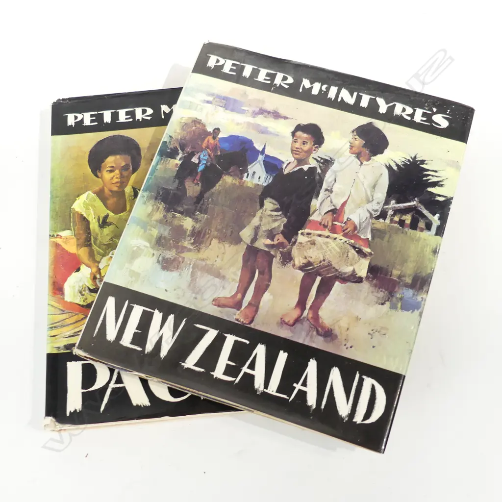 2 VOLUMES, PETER MCINTYRE'S 'PACIFIC' & 'NEW ZEALAND' Image 1++