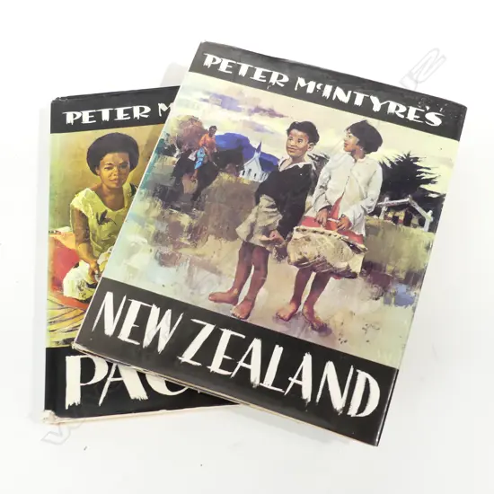 2 VOLUMES, PETER MCINTYRE'S 'PACIFIC' & 'NEW ZEALAND'