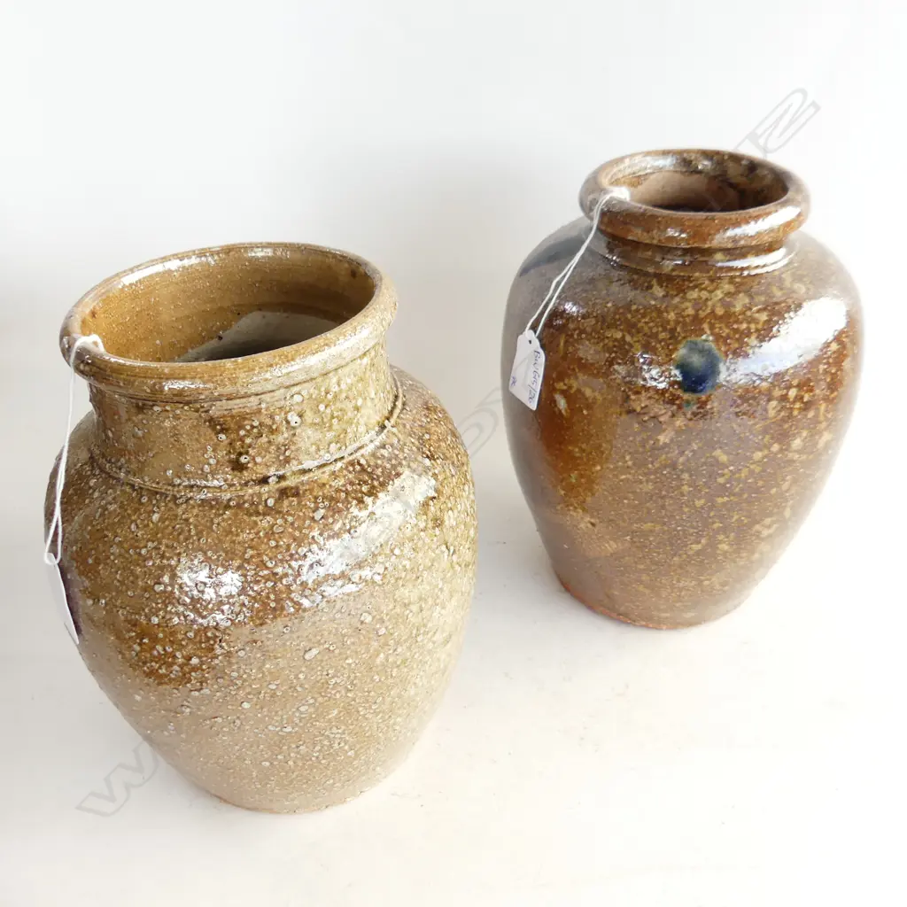 2 JAPANESE SHIGARAKI JARS H.235mm Image 1++