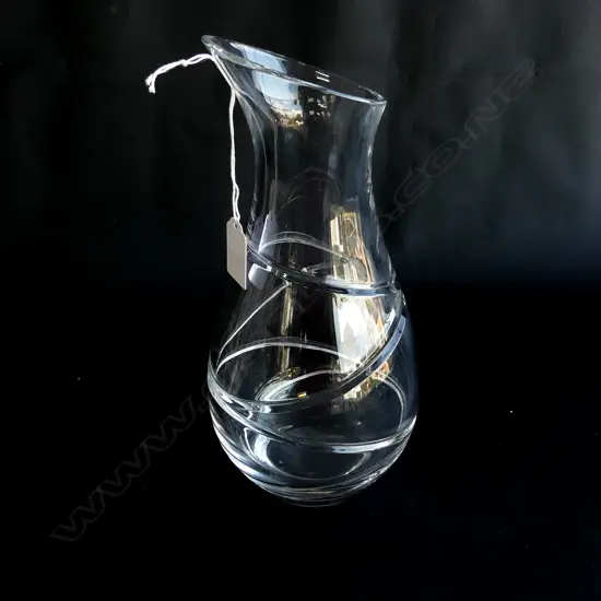 CRYSTAL AURA WATER PITCHER - JASPER CONRAN FOR WATERFORD H.270mm