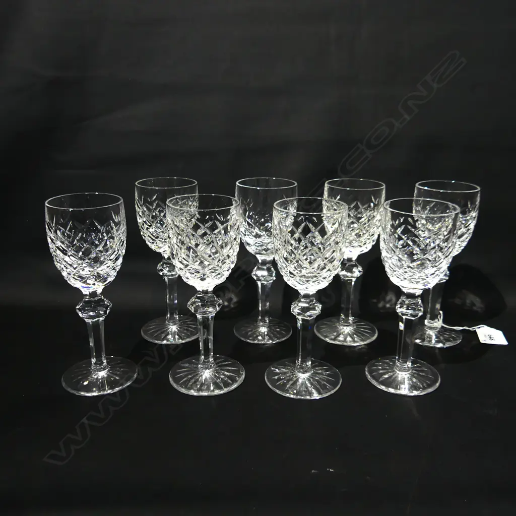 8 WATERFORD SMALL WINE GLASSES H.150mm Image 1++