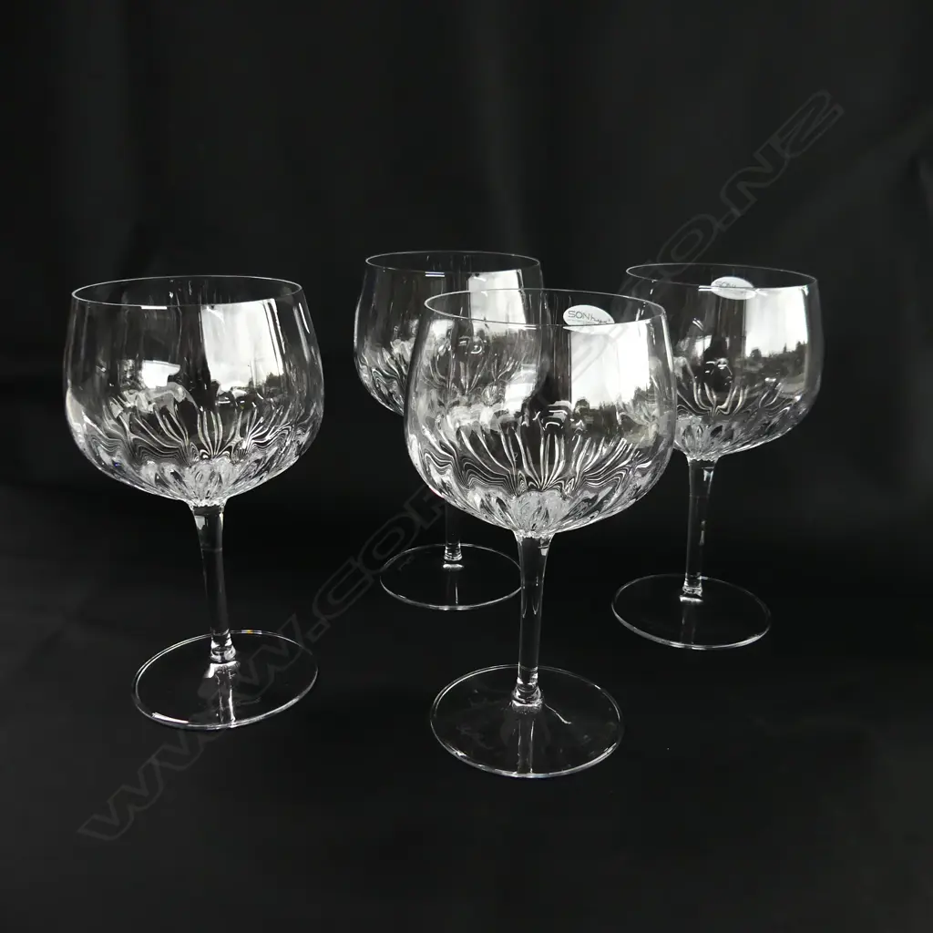 SET OF 4 ITALIAN GIN/TONIC GLASSES BOXED Image 1++