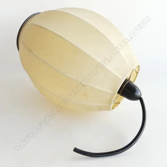 GEORGE NELSON STYLE PARCHMENT? LIGHT SHADE FITTING H.250mm