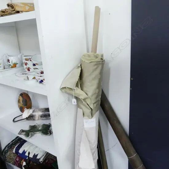 LG ROLL OF FABRIC - CELADON COLOUR 1.4 x 21.5 M