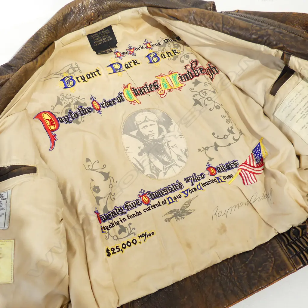 VINTAGE LEATHER JACKET; AVIREX LTD NEW YORK SIZE M Image 1++