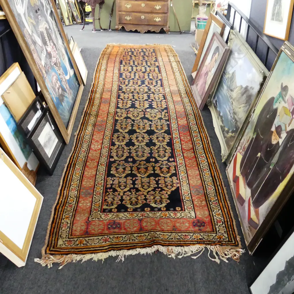 HAND KNOTTED RUNNER L.3700 X 1140mm Image 1++