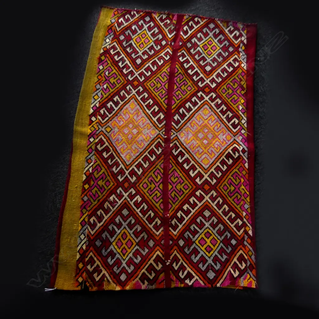 OLD TURKISH KELIM GRAIN BAG / CUSHION COVER 1060 X 650mm striped back Image 1++