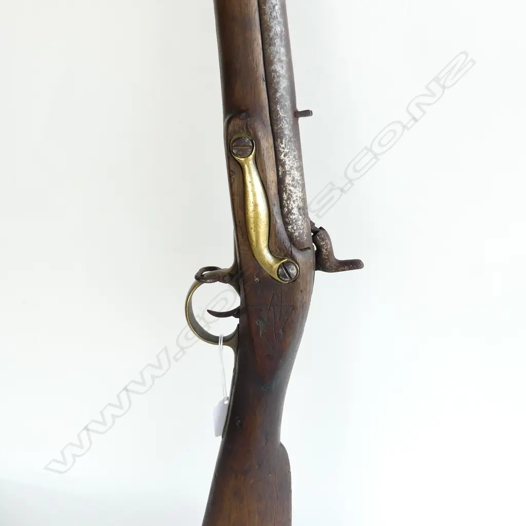 19THC ENFIELD PERCUSSION MUSKET WITH RAMROD (probably Indian) Image 1++