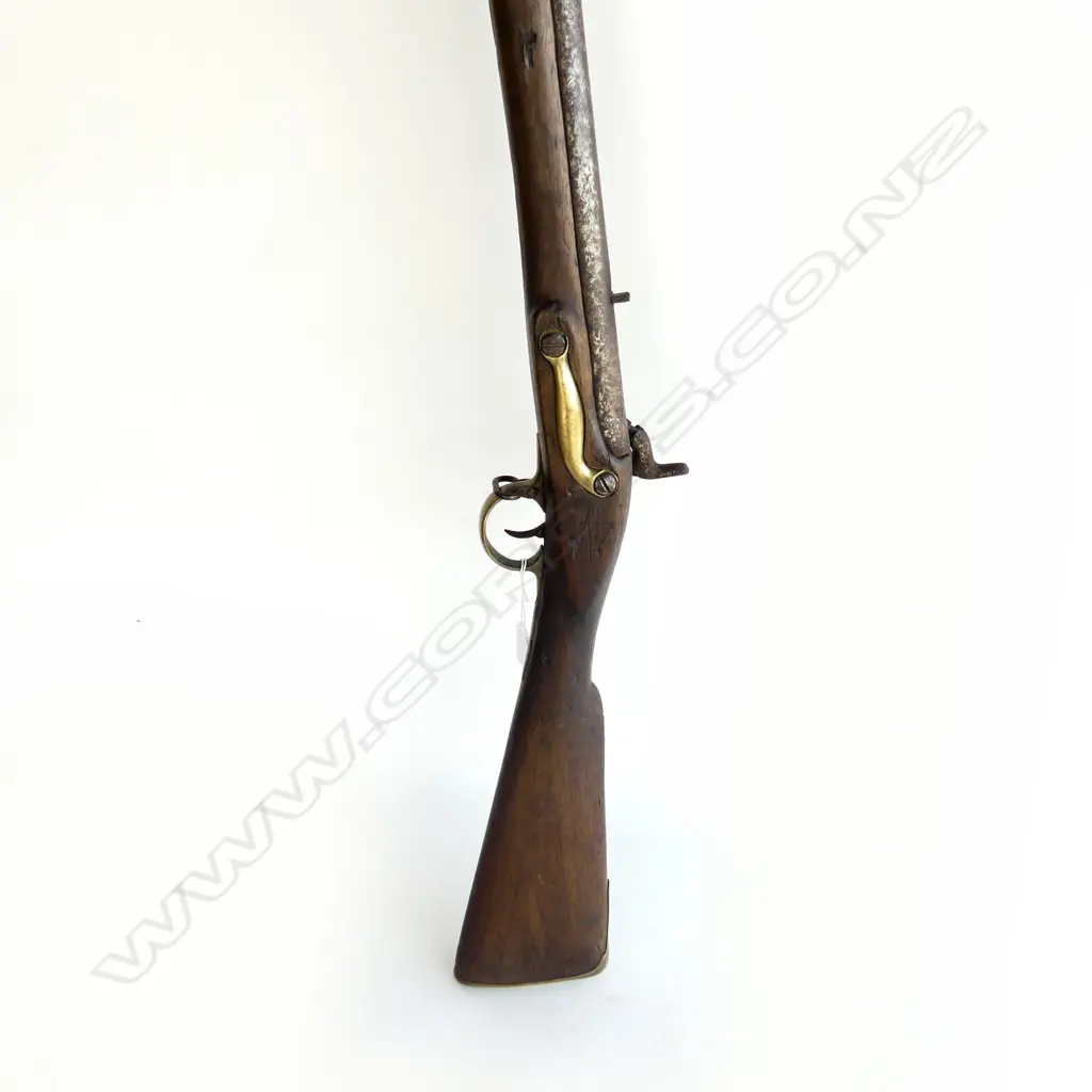 19THC ENFIELD PERCUSSION MUSKET WITH RAMROD (probably Indian) Image 1++
