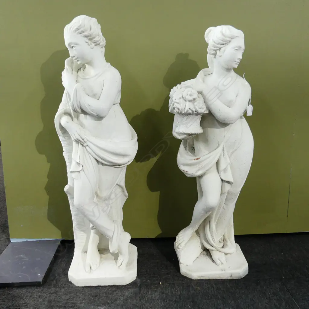 PR CLASSICAL CONCRETE GARDEN FIGURINES H.880mm Image 1++