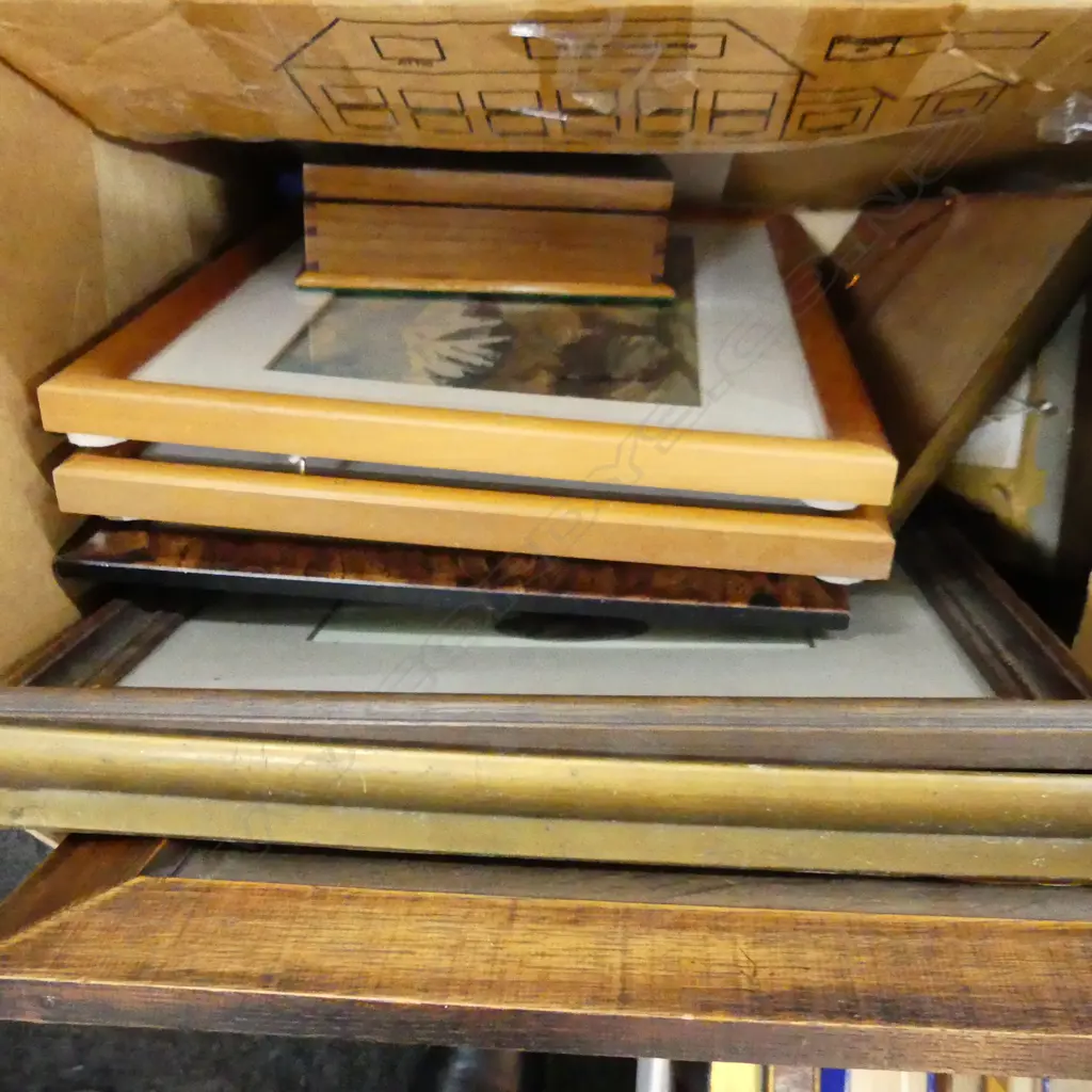 BOX LOT ASST. ARTWORKS ETC Image 1++