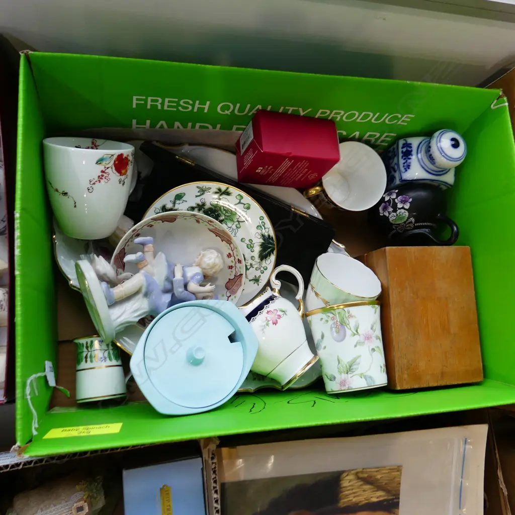 BOX LOT MISC INCL CHINA ETC... INCL RCD Image 1++