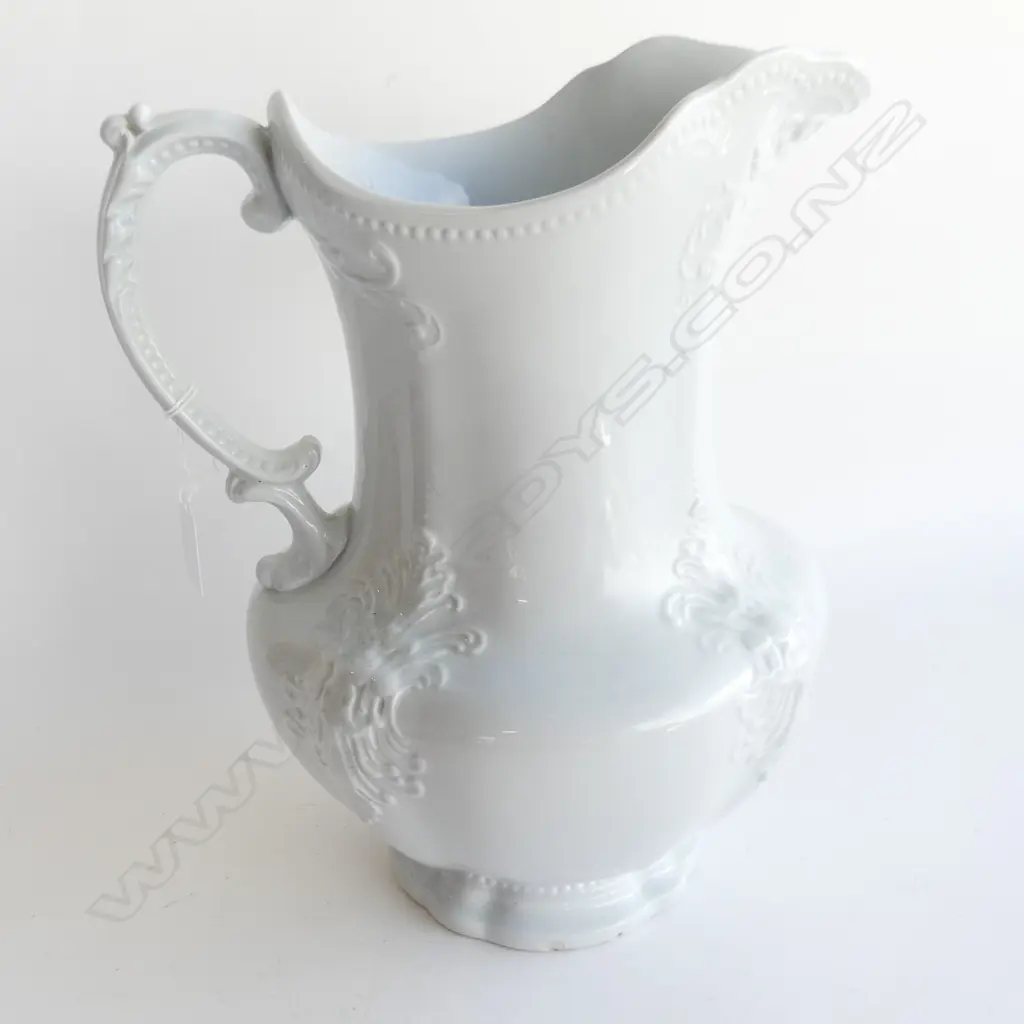 LG J & G MEAKIN IRONSTONE  BOWL (DIA 410MM) & PITCHER H. 300MM Image 1++