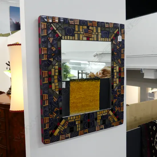  AMERICAN THEME MOSAIC MIRROR W560MMXH660MM