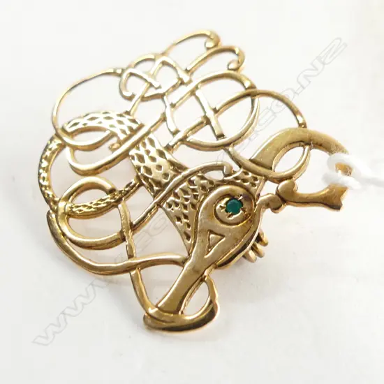 9CT GOLD BROOCH 3.5 GRAMS