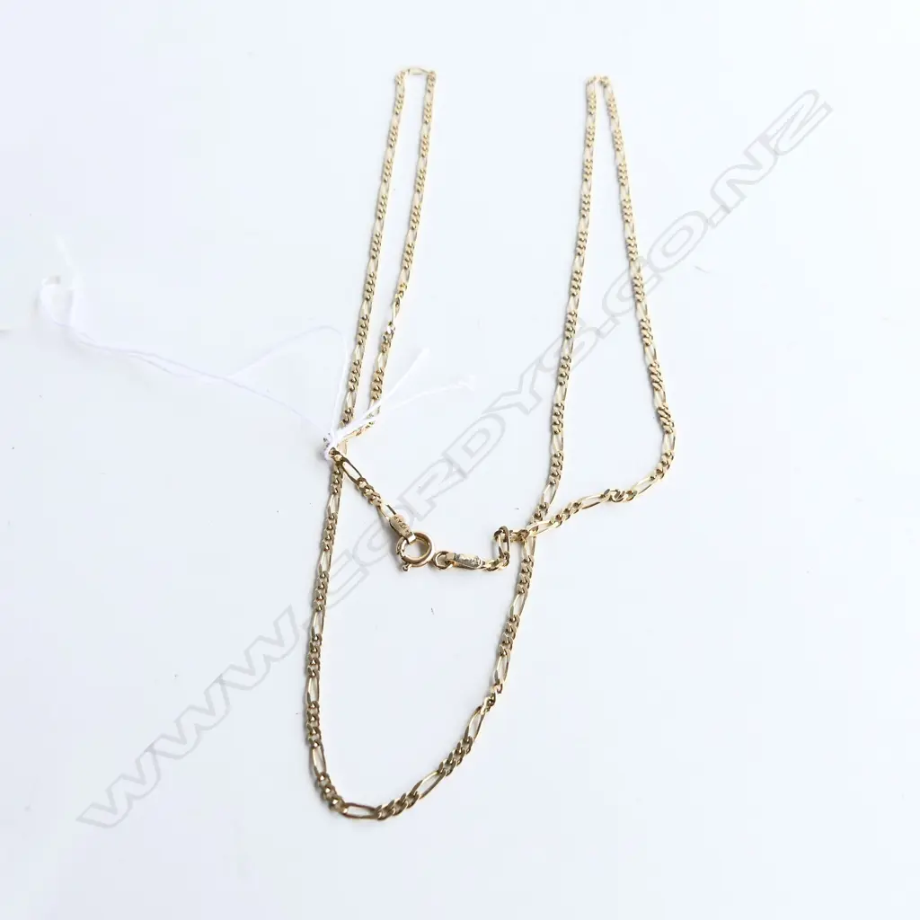 14K GOLD NECKLACE L.600mm 5.9GMS Image 1++