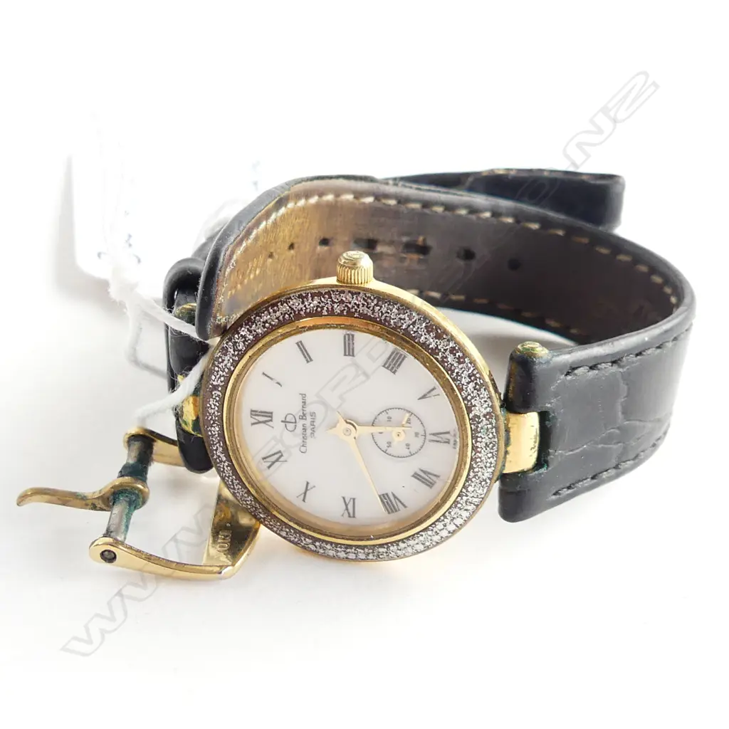 VINTAGE "CHRISTIAN BERNARD" LADIES WATCH D169 NEEDS BATTERY AND NEW STRAP Image 1++