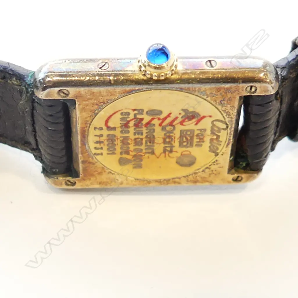 925 SILVER CARTIER LADIES WRIST WATCH Image 1++