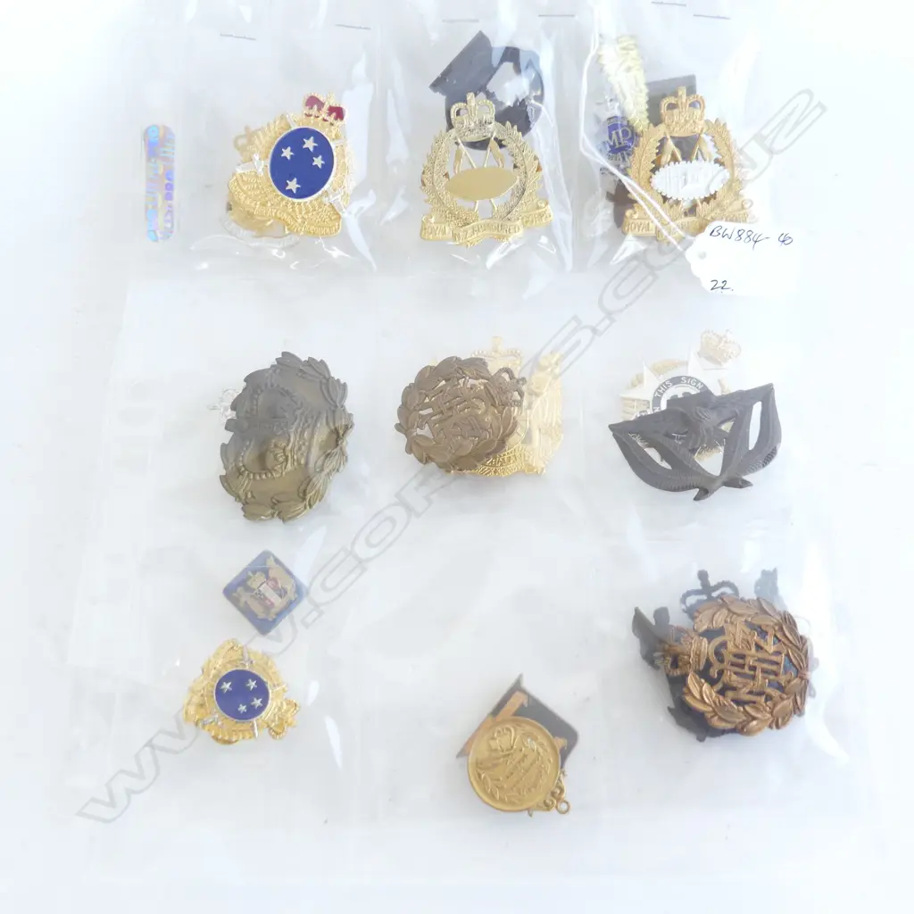 22 ASST BADGES + MEDALLIONS ETC Image 1++