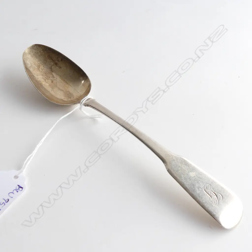 GEORGIAN STG SILVER TABLE SPOON LONDON 1816 55 GRAMS Image 1++