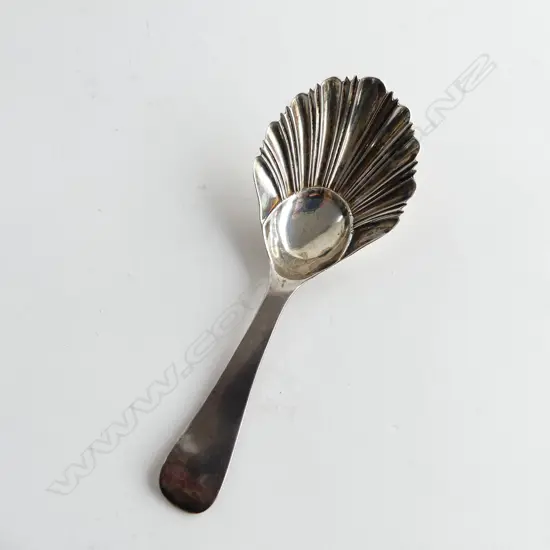 EARLY VICTORIAN ST SILVER TEA CADDY SPOON NEWCASTLE 1847