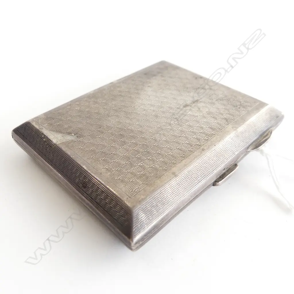 STG SILVER CIGARETTE CASE, CHESTER 1911 114 GRAMS Image 1++