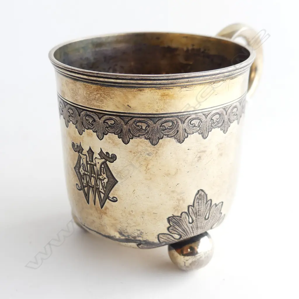  STG SILVER MUG LONDON 1867 127 GRAMS Image 1++