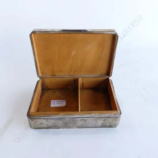 S/SILVER CIGAR BOX W170 BY 120MM
