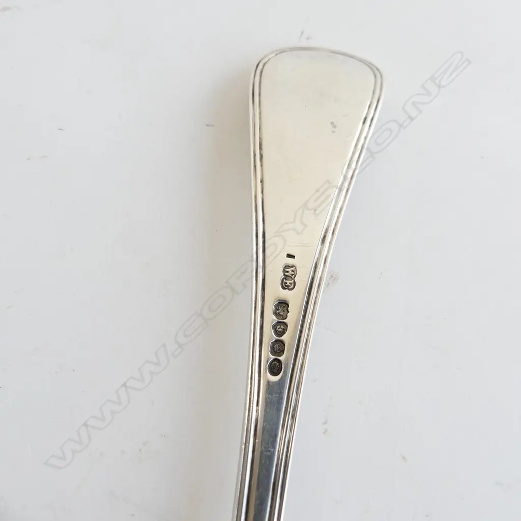 WM IV SILVER OLD ENGLISH & THREAD PIE SPOON 189gm London 1837 Image 1++